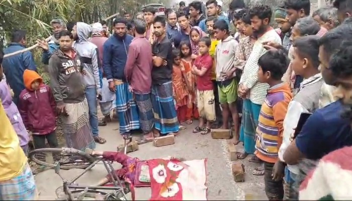 স্কুলে যাওয়ার পথে ট্রাকচাপায় দুই শিক্ষার্থী নিহত