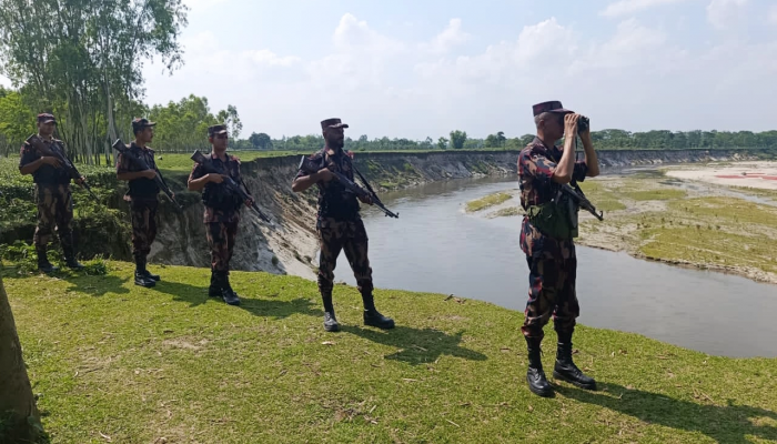 ভারত সীমান্তে নিরাপত্তা জোরদার বিজিবির