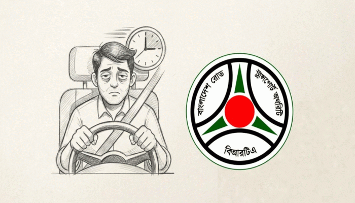 ৮ ঘণ্টার বেশি গাড়ি চালালে বাতিল হতে পারে লাইসেন্স