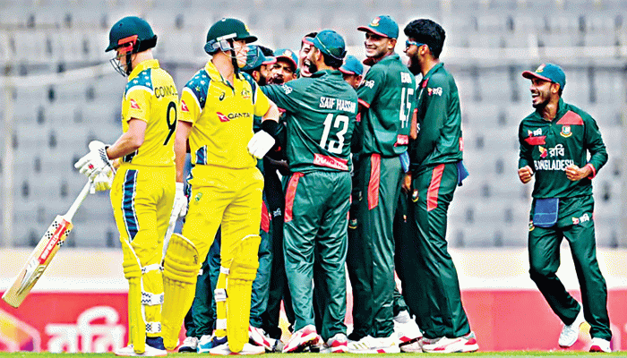 ২১ বছর পর অস্ট্রেলিয়াকে হারাল বাংলাদেশ