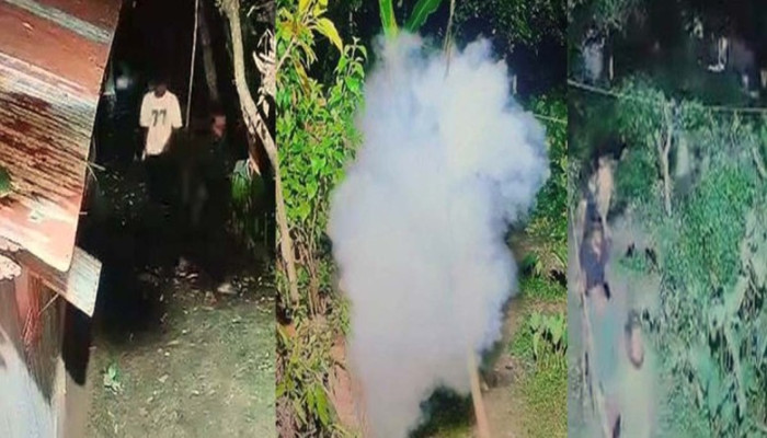 যশোরে আধিপত্য বিস্তারকে কেন্দ্র করে বাড়িতে বোমা হামলা,এলাকায় আতঙ্ক