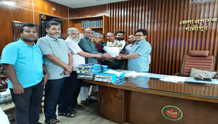 ভাওয়াল রাজদীঘি সংস্কার ও উন্নয়ন বাস্তবায়ন আন্দোলনের প্রতিনিধি দলের