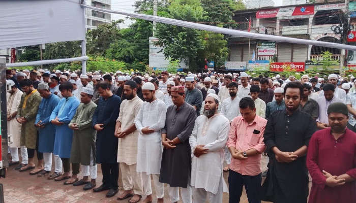 ​ফরিদপুরে মেহজাবিন আক্তারের ‌নামাজে জানাজা অনুষ্ঠিত