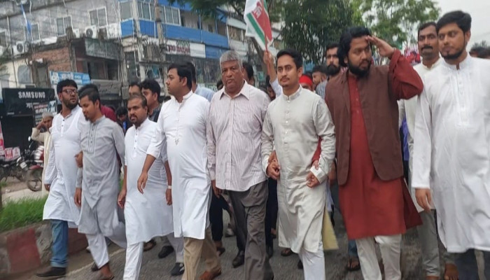 ​জুলাই পদযাত্রায় আগামী দিনে চাঁদাবাজ-দখলদারদের ভোট দেবেন না :  সারজিস আলম
