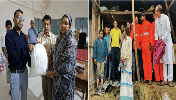ইউএনওদের নেতৃত্বে রামু ও নাইক্ষ্যংছড়ি উপজেলায় বানভাসি মানুষের মাঝে পর্যাপ্ত ত্রাণ সহায়তা