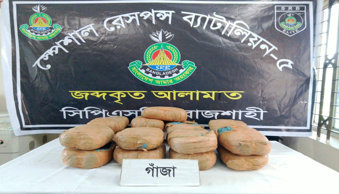​রাজশাহীতে ৬১ কেজি গাঁজাসহ ৩ মাদক ব্যবসায়ী গ্রেফতার