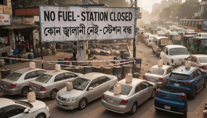 বসুন্ধরায় জ্বালানি অবকাঠামো ঘাটতি, বাড়ছে যানবাহনের চাপ