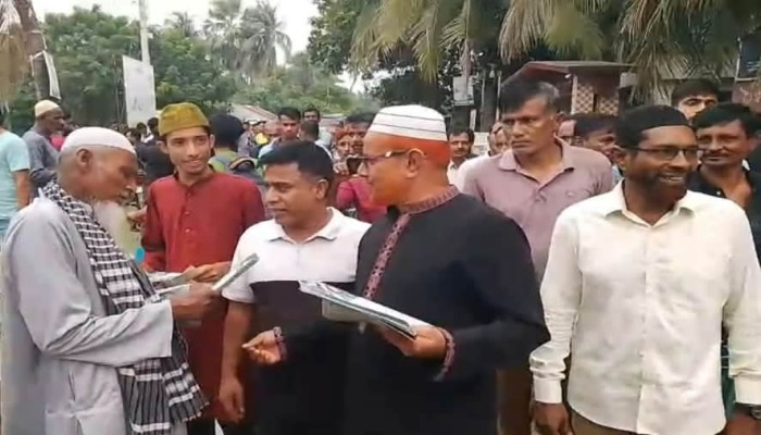 রামপালের বাঁশতলি ইউপি চেয়ারম্যান প্রার্থী বিএনপি নেতা এস এম আব্দুল্লাহ'র গণসংযোগ