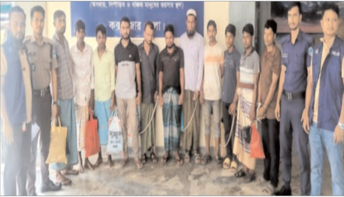 উখিয়ায় জাহিদসহ বিভিন্ন মামলায় ১১ আসামি গ্রেপ্তার