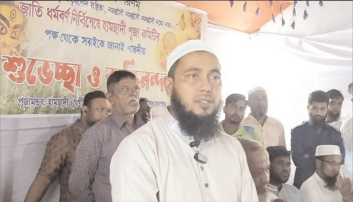 দোহারে ৪৪টি পুজা মণ্ডপ পরিদর্শনে সাংসদ
