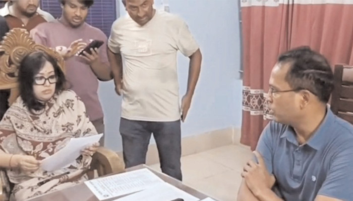 সরাইল থানার ওসির সঙ্গে সাংসদ রুমিন ফারহানার বাগযুদ্ধ