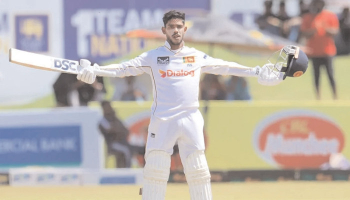 পাকিস্তানের বিপক্ষে টেস্ট সিরিজ থেকে ছিটকে গেলেন নিশাঙ্কা